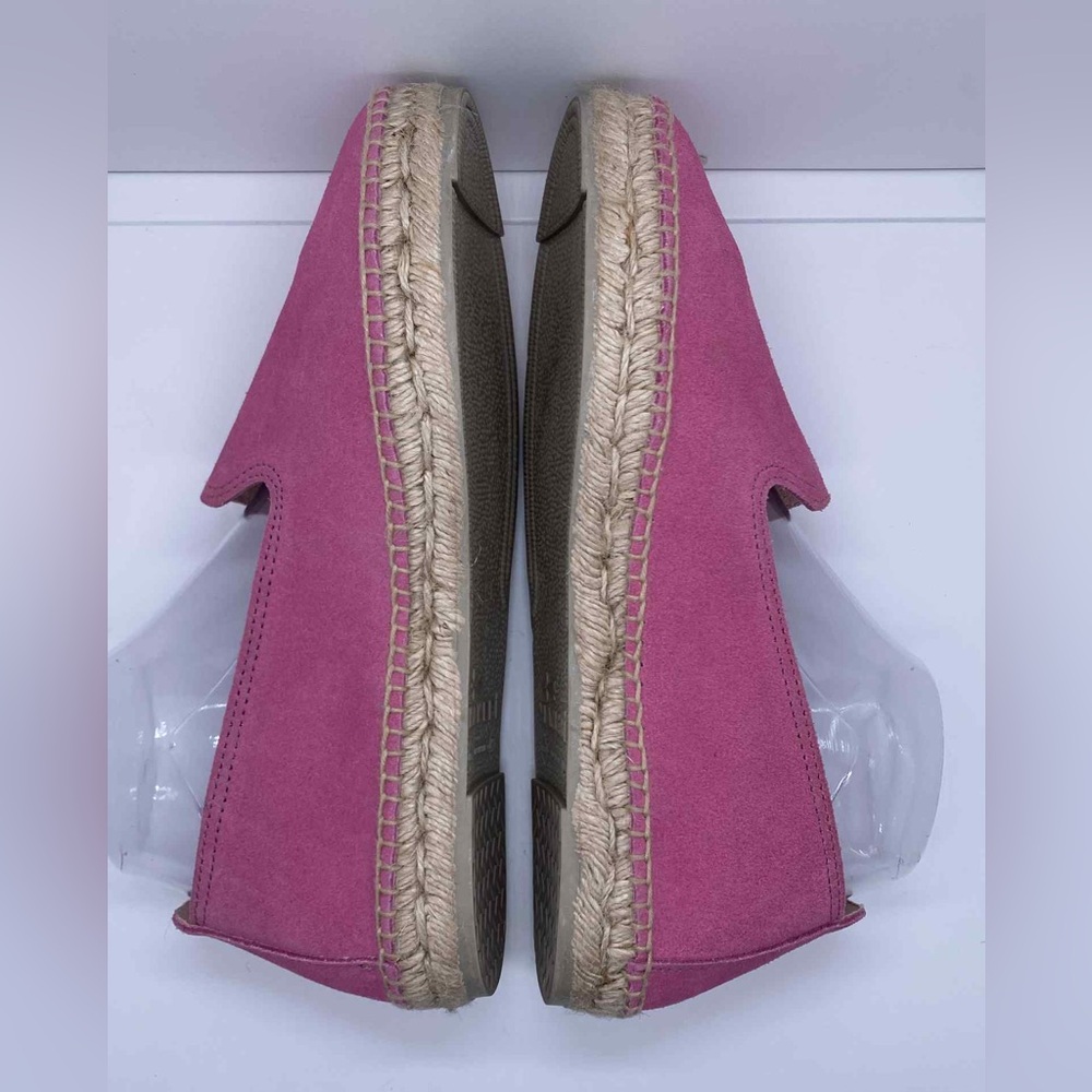 MANEBI Hamptons Suede Espadrilles Pink Jute Sole Women’s Shoes Size 42 (US 12) - Picture 4 of 9
